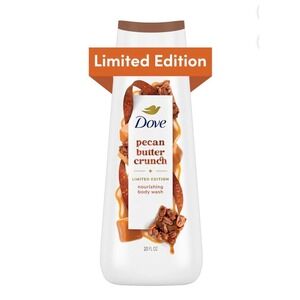 Dove Holiday Treats Body Wash Pecan Butter Crunch LIMITED EDITION 20 fl‎ oz, 1